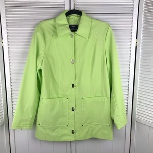 Lightweight jacket by Dennis Basso.